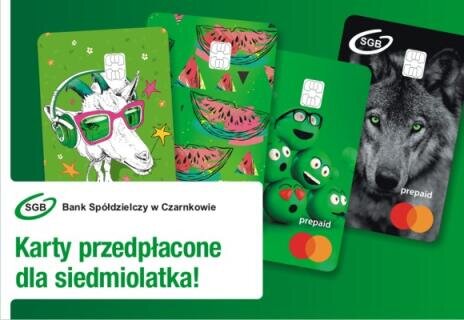 Karty przedpłacone dla siedmiolatka !