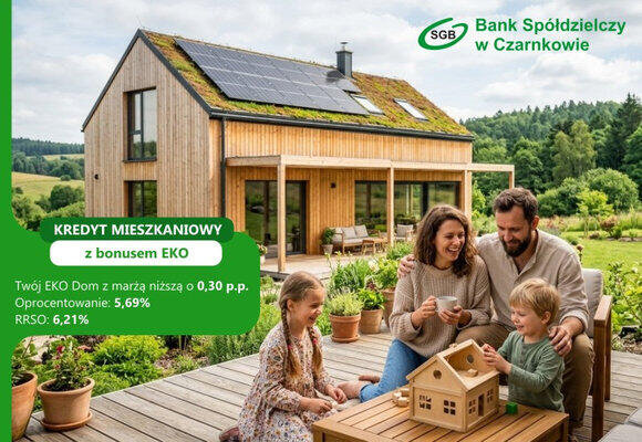 Kredyt Mieszkaniowy z bonusem EKO - EKO DOM